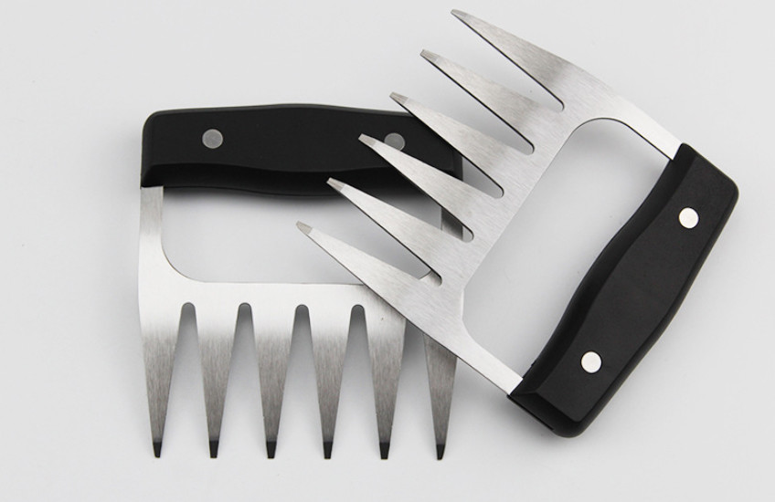 BBQ Tool Shredder Meat Claws Metal Pulled Pork Barbecue Claws with PP Handle