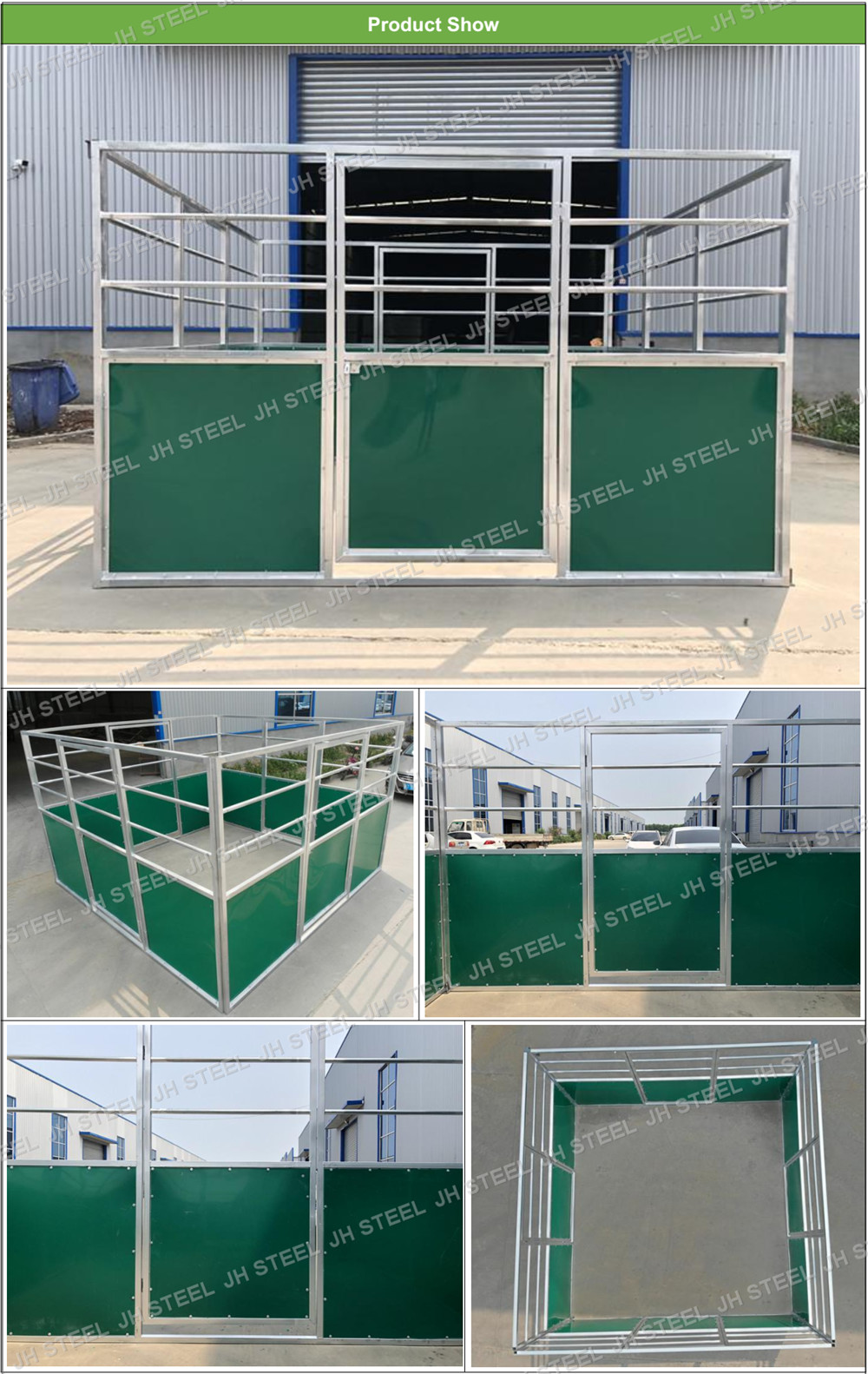 Miniaturized Portable Horse Stables Hdpe Hard Plastic Material Temporary