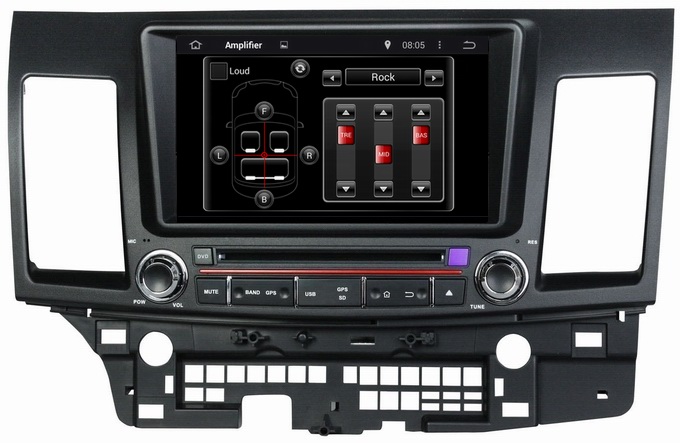 Ouchuangbo Wholesale DVD GPS Navi for Mitsubishi Lancer 2006-2012 Android 4.4 Stereo Radio