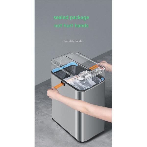 50l Trash Touchless Dustbin Automatic Sensor Trash Bin Self Sealing Bin Smart Trash Bin