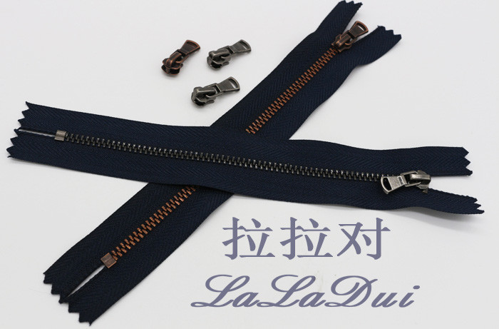 Black Tape Extra Long Invisible Zipper , Women Dress Closed Ended Metal Zips