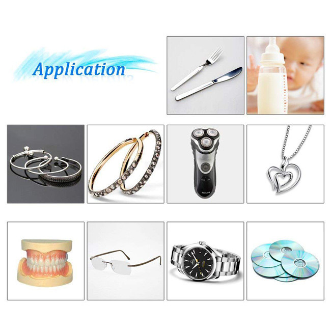 40Khz 35W Digital Ultrasonic Cleaner , Professional Ultrasonic Jewelry Cleaner 750ml