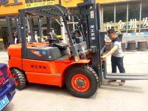 Quality HELI Brand CPD20S Chinese / Japan Engine 2 Ton Electric Forklift 3 Wheel Forklift for sale