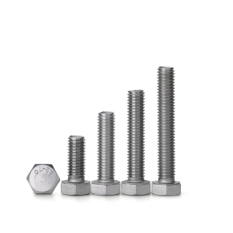 ISO9001 2015 Certified Customized M8 M12 Size SS Hex Bolts and Nuts SS304 316 DIN 933