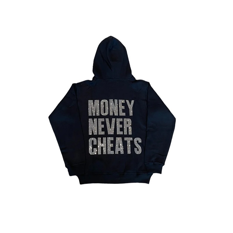 800 Grams Fabric Weight Hoodies Custom Oversized Polyester Cotton Bling String Hoodie