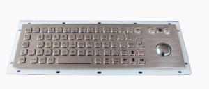 Quality 71 Keys Dynamic Washable Panel Mount Keyboard Metal For Internet Public Phones for sale