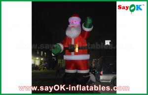 China Inflatable Tall Man Inflatable Inflatable Air Dancer Festeval Decoration Santa Claus Red Color For Event on sale