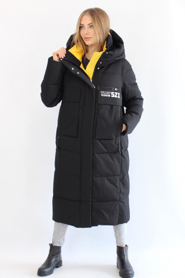 FODARLLOY F22531 Ladies Warm Hooded Cotton-padded Clothes Women Slim Long Winter Jackets Women Coats