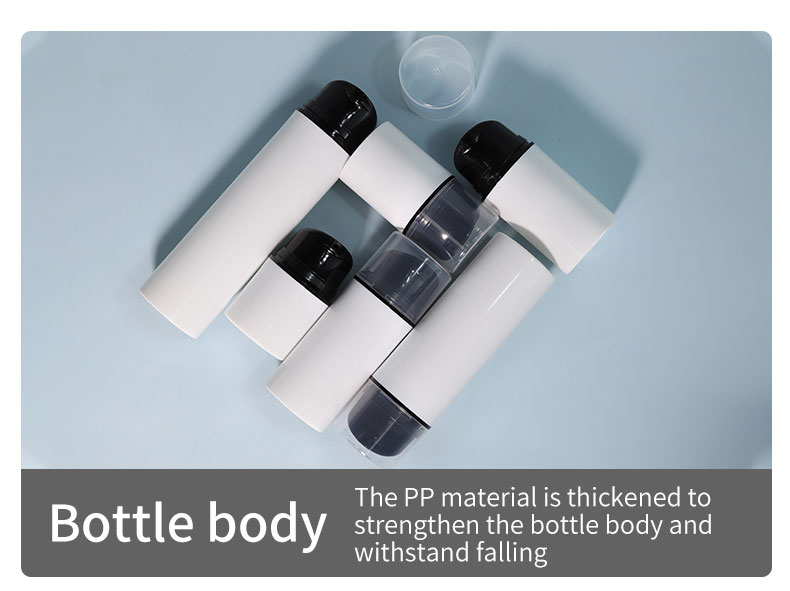 PP Mini Cosmetic Bottles Customized Empty Airless Pump Bottle For Skincare