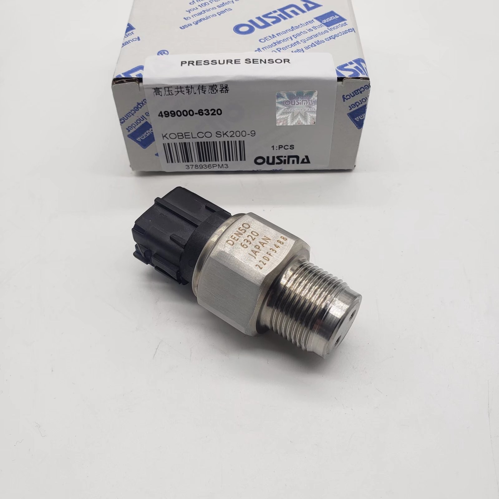 499000-6320 4990006320 Diesel Fuel Rail Pressure Sensor For KOBELCO SK200-9
