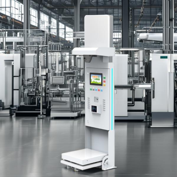 Patterned Steel / Galvanized Pipe 10-Inch AI Intelligent LCD Bench Scale with Android System QR Code Management KG Capacity