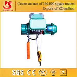 China Single and double speed wire rope push electric hoist on sale