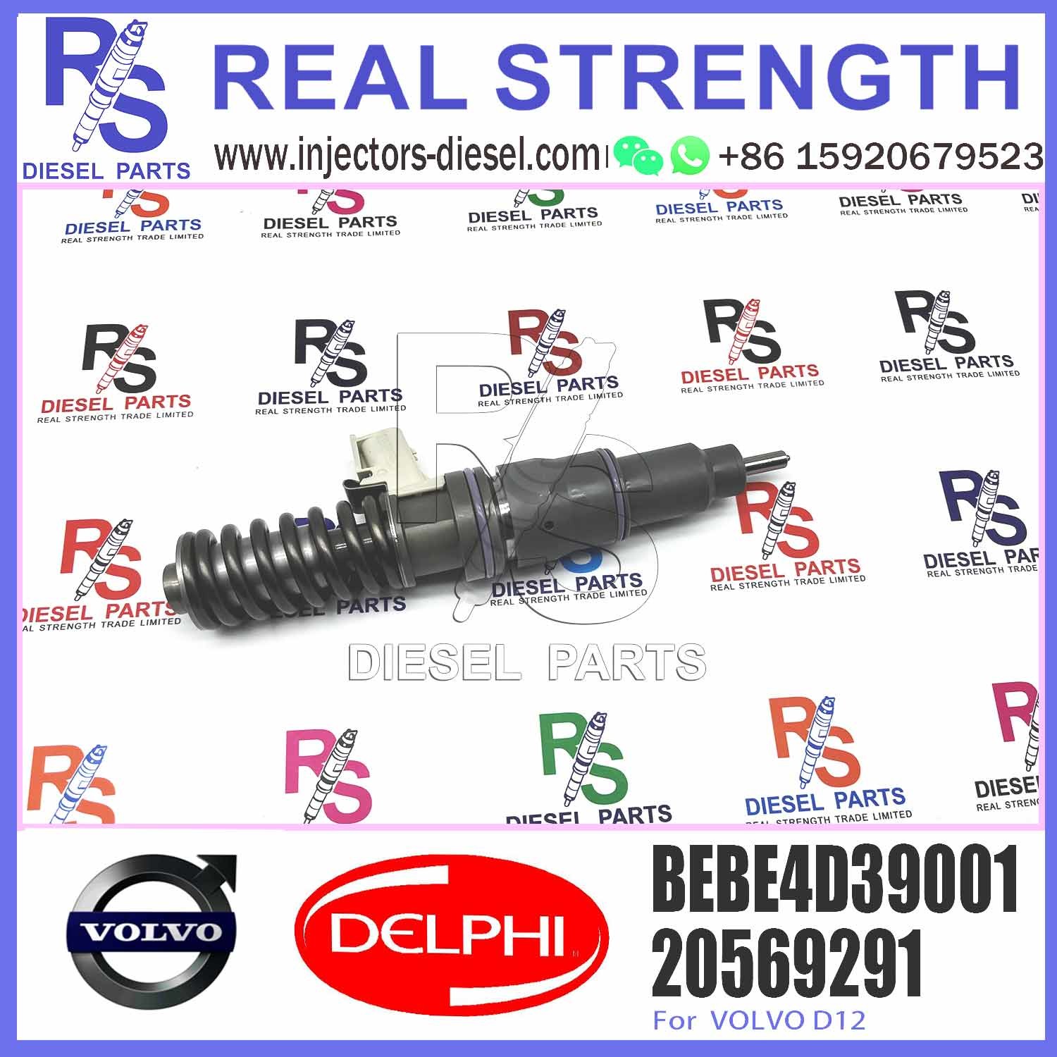Common Rail Diesel Fuel Injector 20569291 BEBE4D28001 BEBE4D39001 for Engine Parts