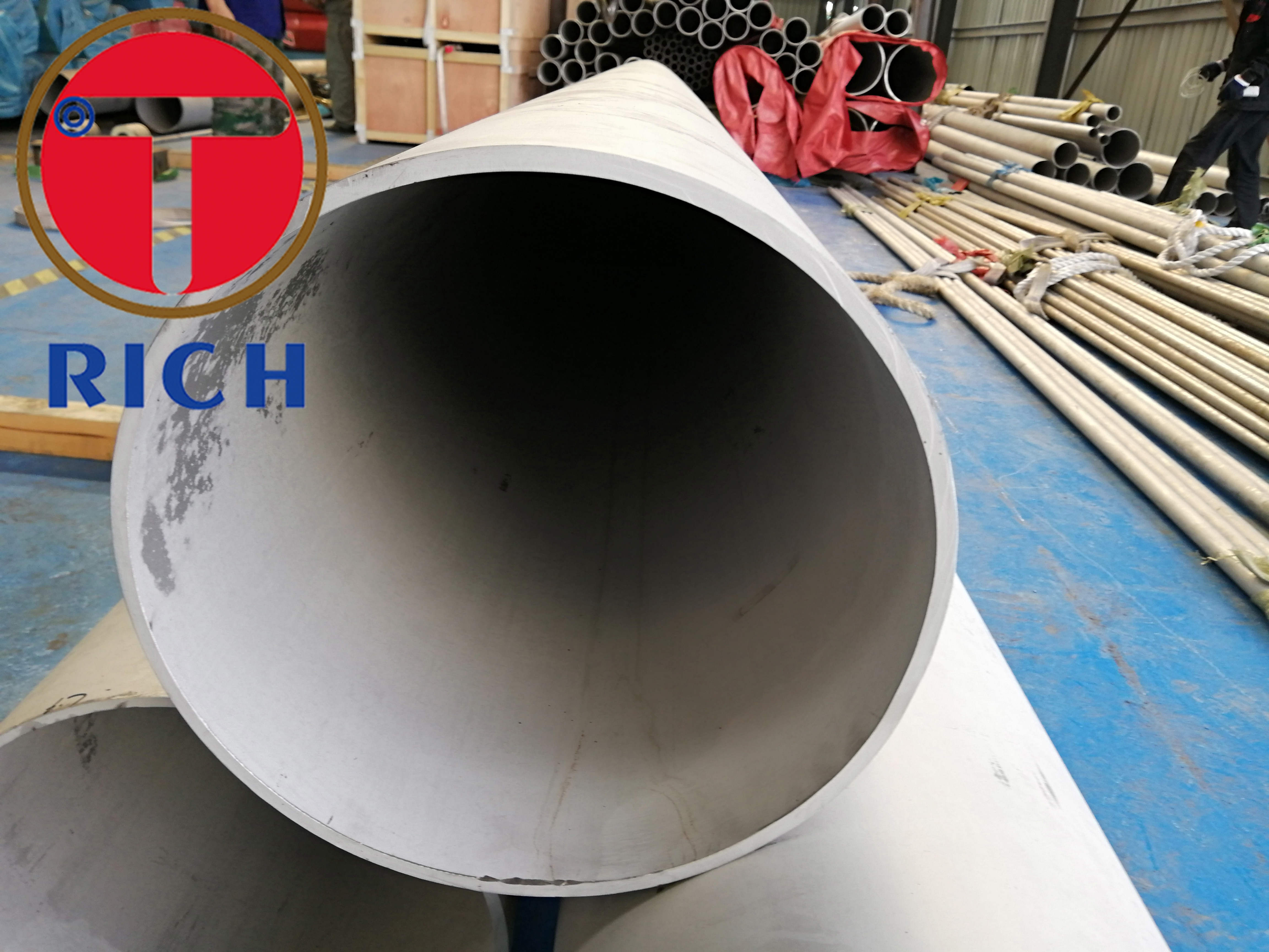 AISI ASTM Grade 302  Big Diameter ERW  Welded Stainless Steel Pipe For Oil Industry
