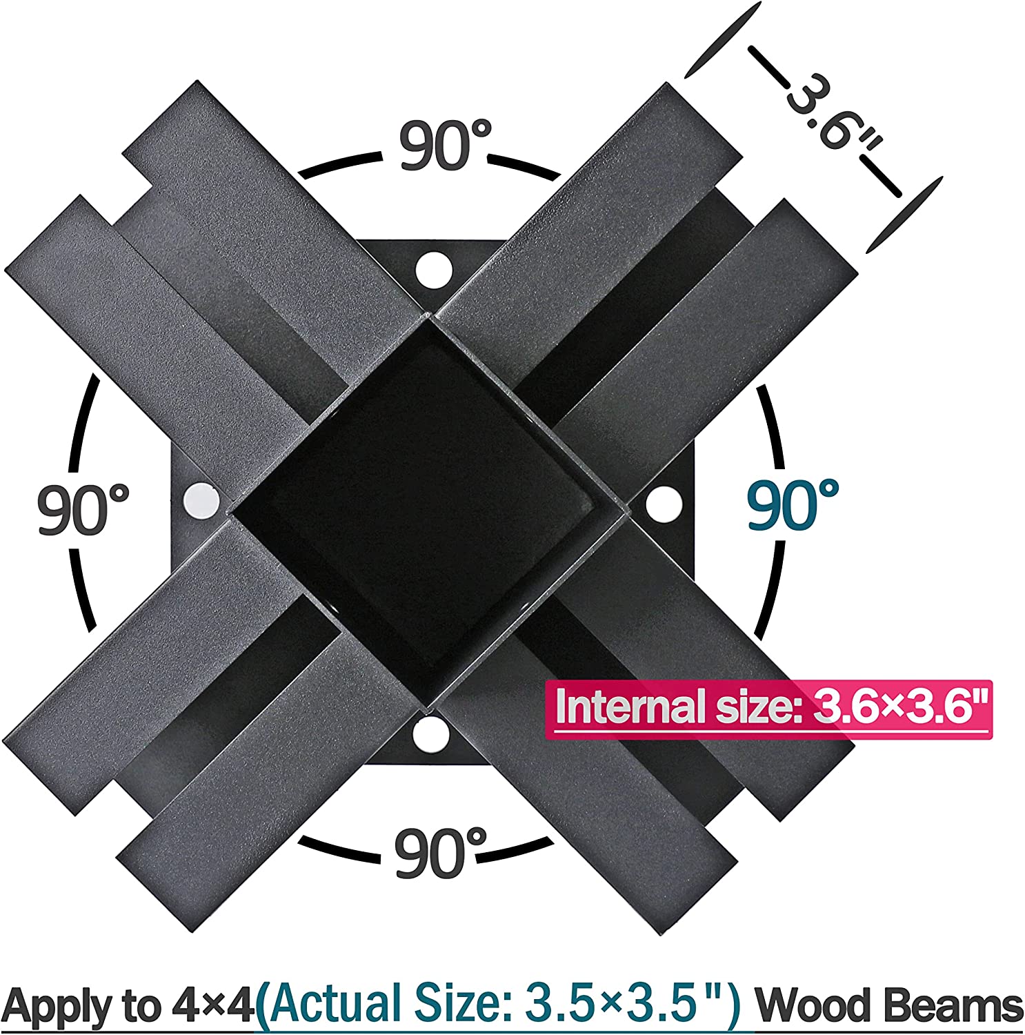 Sturdy Steel Base Brackets and Bolts for Durable Pergolas and Garden Structures