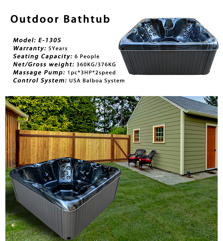 Balboa Acrylic Outdoor Massage Swim Spa Hot Tubs For 7 Person