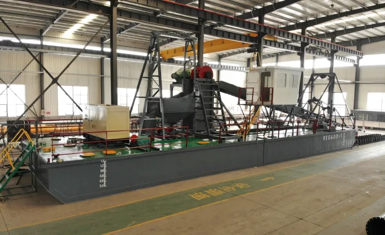 60 Bucket Chain Dredger River Sand Mud Dredging And Maintenance Machine Ladder Dredger 200 M3/Hr