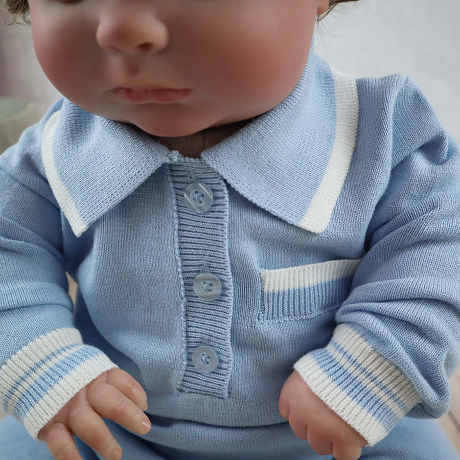 Kids Knitted Winter Clothes Romper Jumpsuit Long Sleeve Bodysuits One Piece Outfits Sweater Girls Baby Boys Rompers