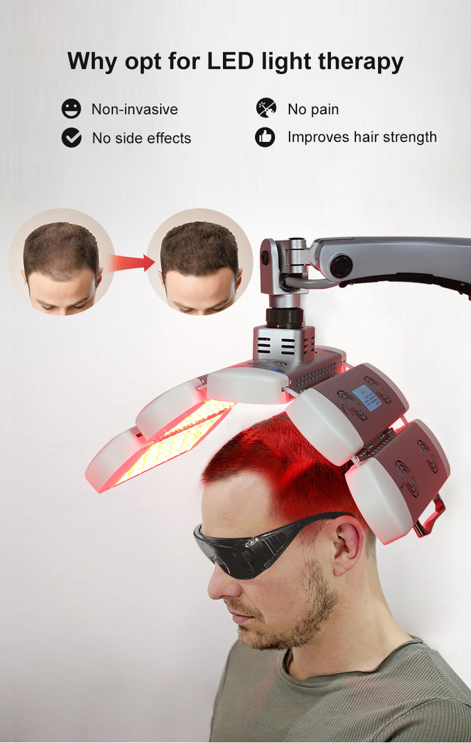 Led Red Light Hair Growth Therapy Machine Pdt Esthetician Equipment