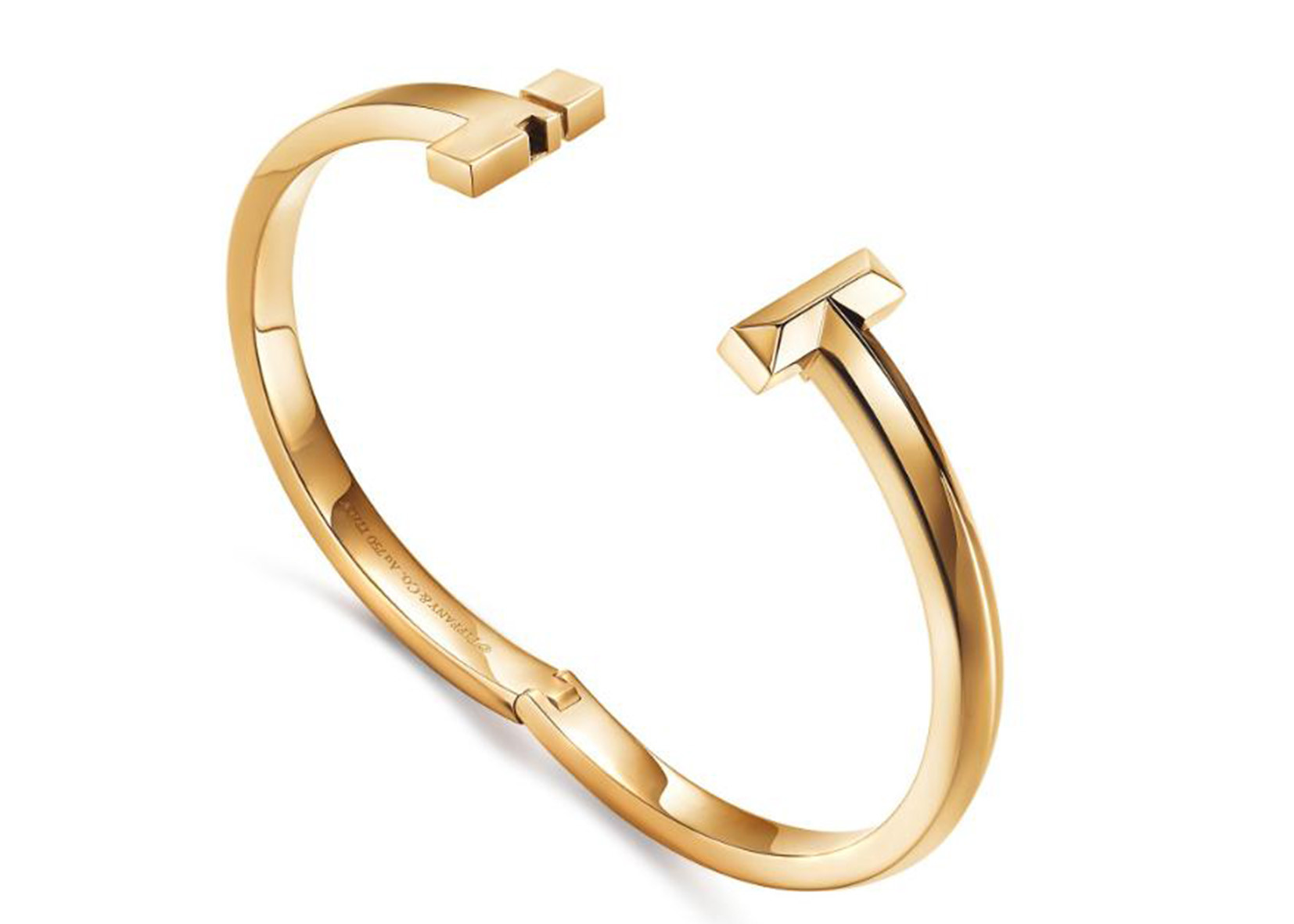 18K T1 Wide Diamond Hinged Bangle 43.31g weight for Anniversary