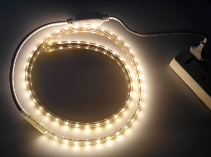 KooSion 230V AC LED Ribbon lamp all colours smd5630/5730 60led/meter