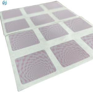 Quality 1x4 Inch PET Film Self-Adhesive Security Labels for sale