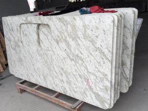 China Bath / Kitchen Andromeda White Granite Countertop 2.67g / Cm2 Bulk Density on sale