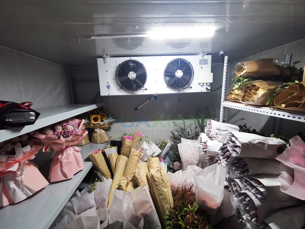 Air Cooled Cold Storage Room Fresh Cut Floral Flower Walk In Cooler