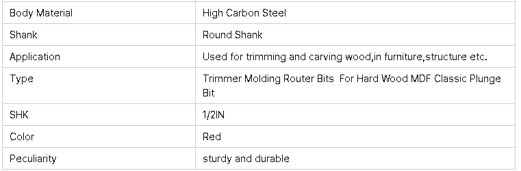 65Mn ISO9001 Certified Cabinet Miter Router Bit with Bowl Groove for Woodworking Milling Cutter