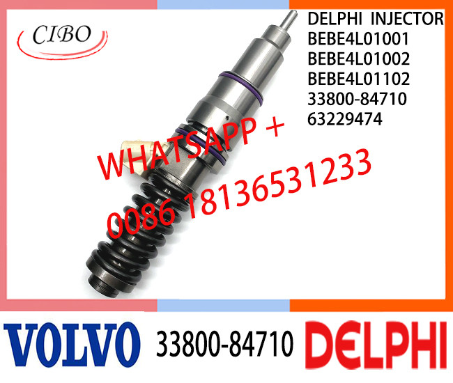 Fuel engine Diesel Injector 33800-84710 BEBE4L01001 BEBE4L01002 BEBE4L01102 63229474 E3.5 for HYUNDAI L ENGINE WITH EGR