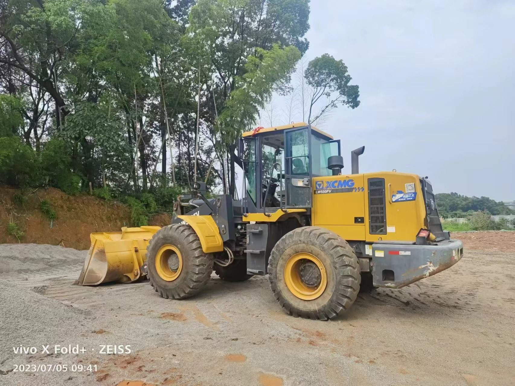 2021 Model Second Hand Wheel Loader XCMG Wheel Loader LW550FV