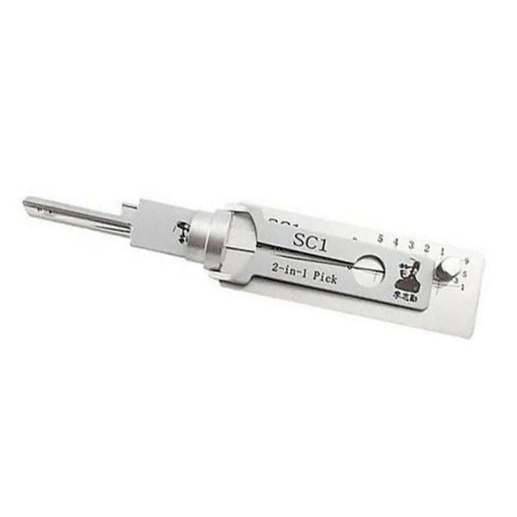 Stainless Steel Lock Pick Set Original Lishi 2 In 1 Pick Schlage Sc1 Lock Pick