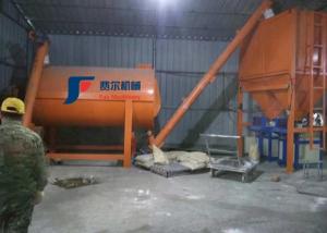 China External Wall Putty Powder Mixing Production Line With 25r/Min Rotary Speed on sale