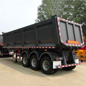 China CIMC Hydraulic Tri Axle 60 Ton Tipper Dump Trailer on sale