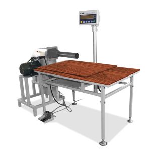 Weighting System Fiber Pillow Filling Machine , Pillow Making Machine