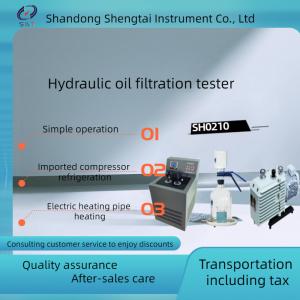China Hot selling hydraulic oil filtration tester SH0210 Compressor refrigeration Electric heating tube heating on sale