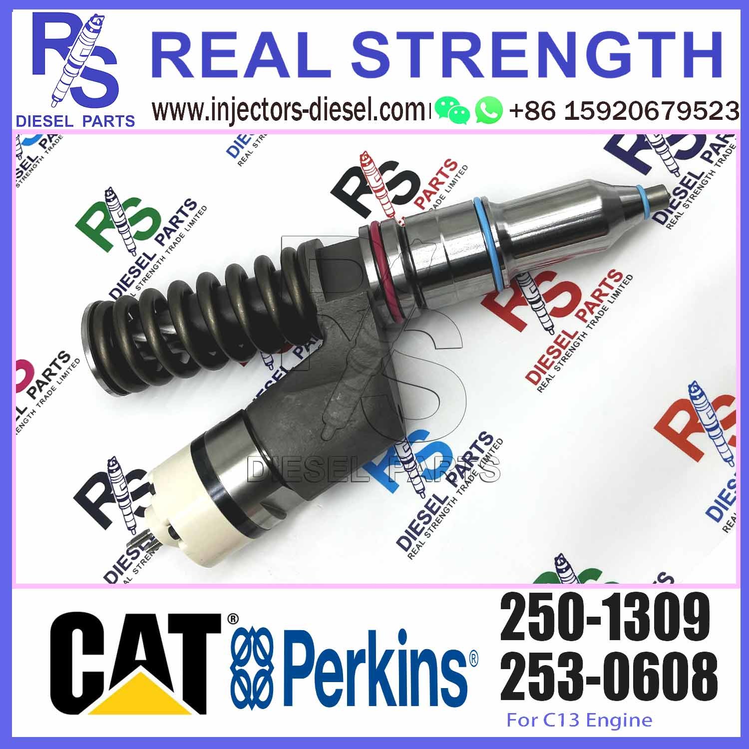 250-1309 Diesel Engine Fuel Injector Excavator C11 C13 Diesel Engine Spare Parts 250-1309