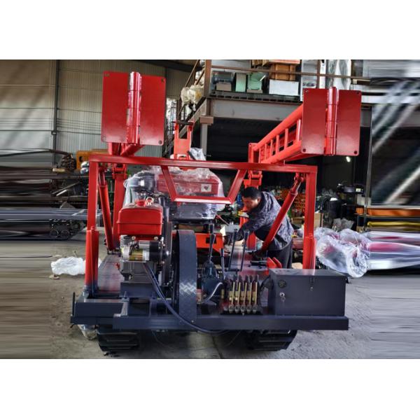 Rubber Tracked GY200 Core Drilling Machines Can Drill Rock Layers