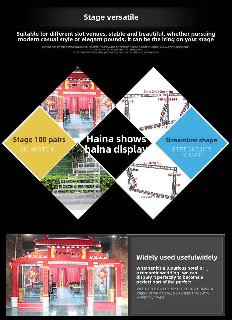 Sturdy Aluminium Stage Truss Welding Aluminum Box Truss For Advertising Display