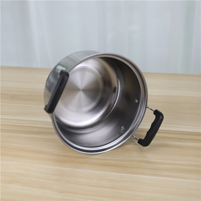 American style 5pcs cookware set kitchen nonstick cooking pot with glass lid