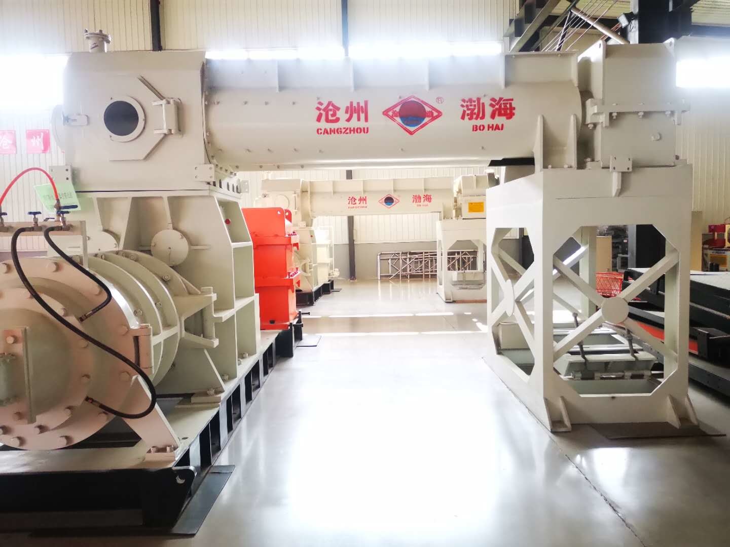 447kw Two Stage Automatic Clay Brick Extruder Machine