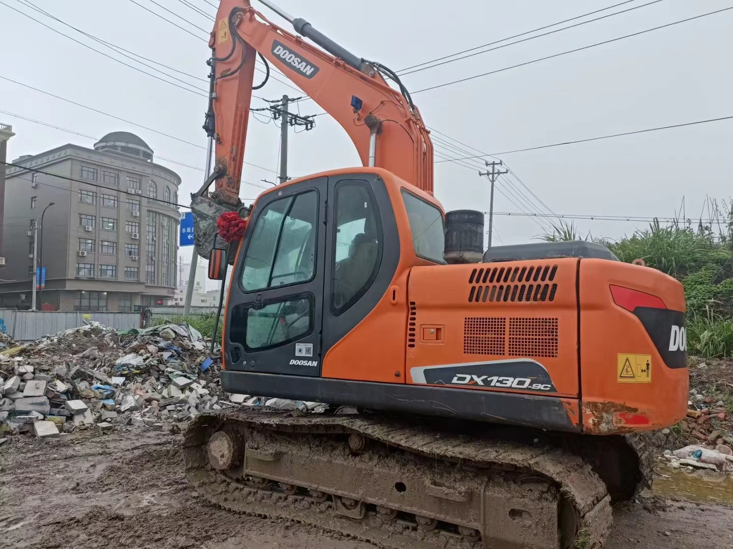 13100kg 13ton Used Doosan Excavators Dx130 Doosan Mini Excavator