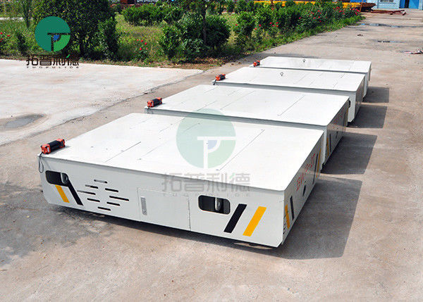 Industrial Battery Powered Steerable Transfer Car Up To 500 Ton On Concrete Ground