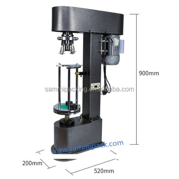 Semi Automatic DK50 Wine Ropp Capping Machine Wine Bottle Ropp Metal Screw Cover Lock Aluminum Lid Crimping Capping Machine