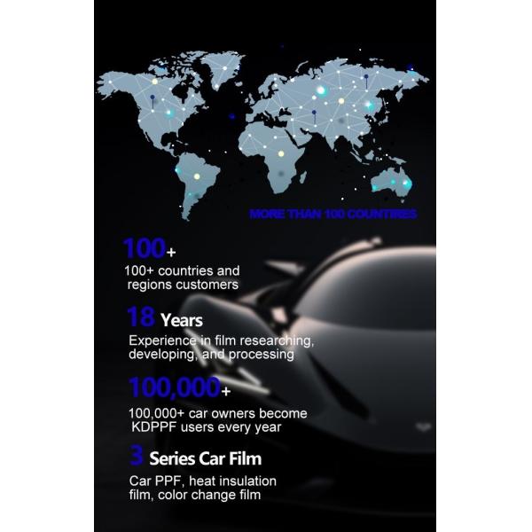 10 Mil Clear TPU Car PPF Prevent Rubble Self Healing Anti Scratch Paint Protection Film