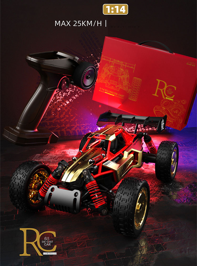 Electric RC Car Alloy 1 14 Speed Off-Road Climbing Toy for Kids Power Source Electric