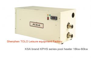 China Electric Swimming pool heater , energy saving 380V 40kw Spa Heaters on sale