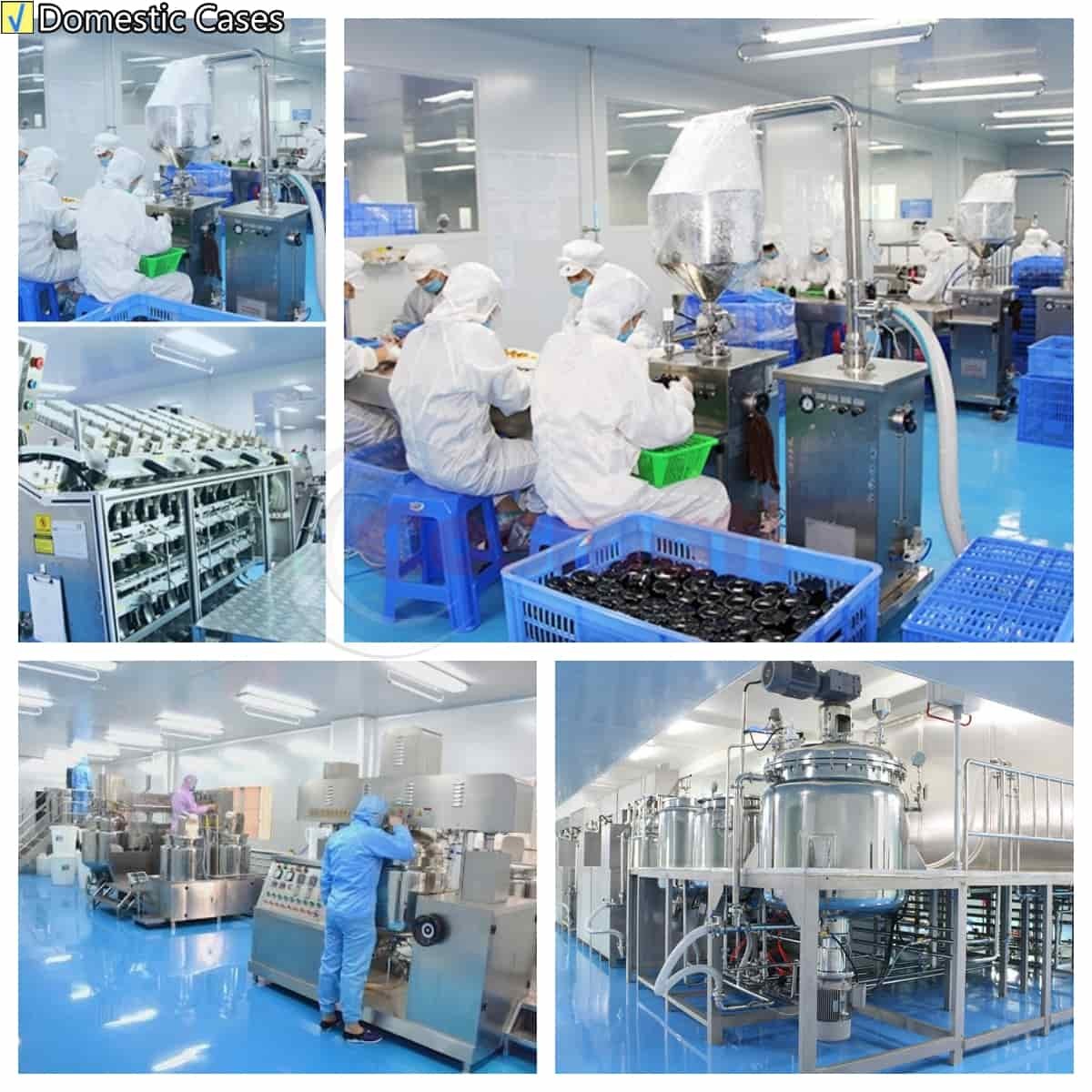 Cream Ointment Vacuum Homogenizer Emulsifying Machine High Shear Mixer