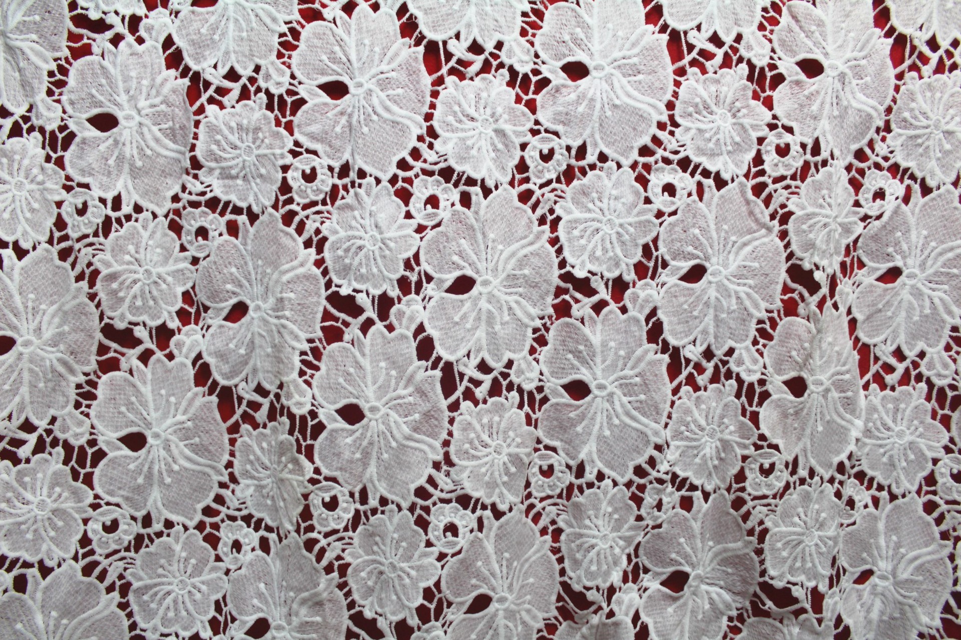 Apparel Accessories Chemical Lace Fabric Water Soluble Embroidery lace fabric