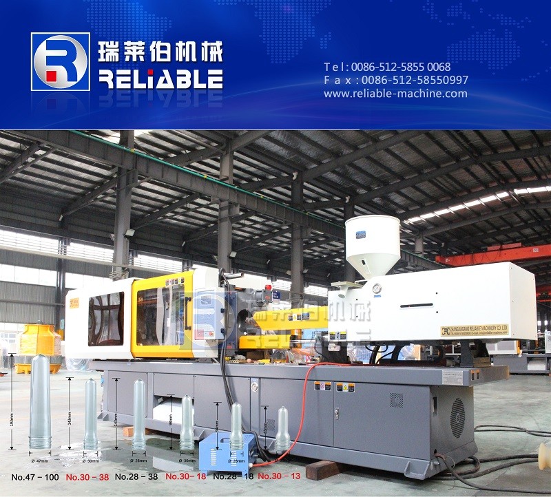 Energy Saving Injection Blow Moulding 35.2 - 51.8 G / S Rate 772 - 1050 G